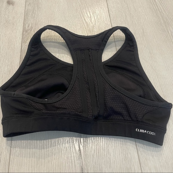 ADIDAS Black Racerback Sports Bra - Picture 5 of 7